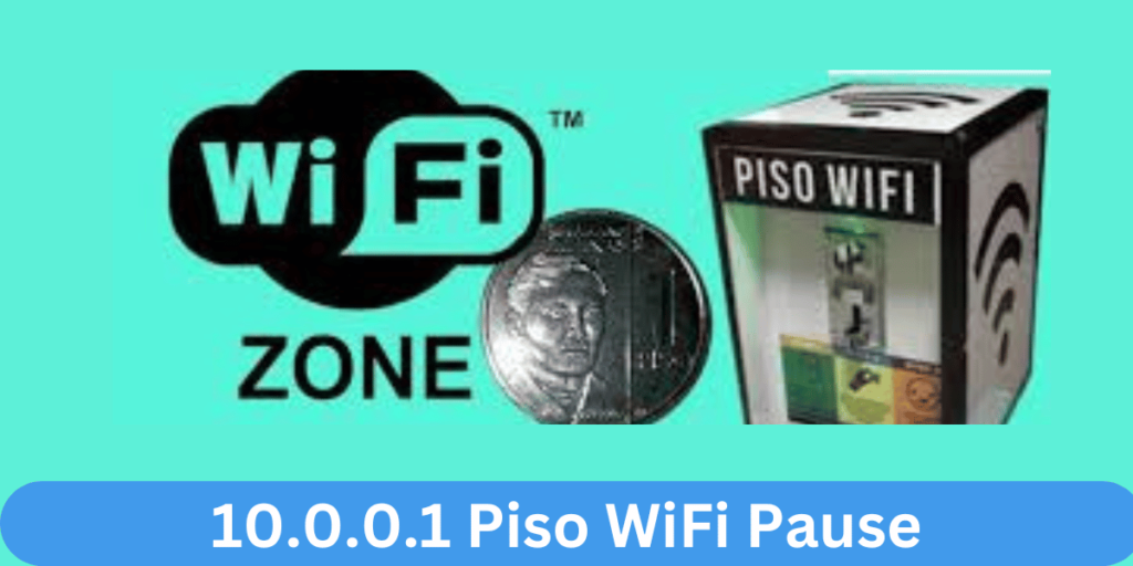 This emage showing a 10.0.0.1 Piso WiFi Pause