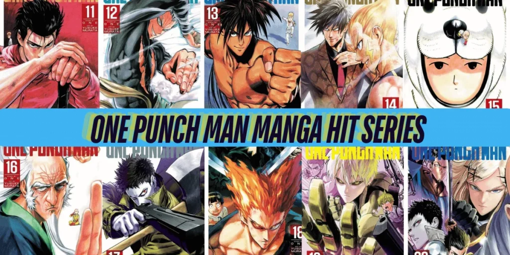 this emage showing a One Punch Man Manga  Hit Series