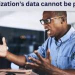 This emage showing a Your Organization's Data Cannot Be Pasted Here.